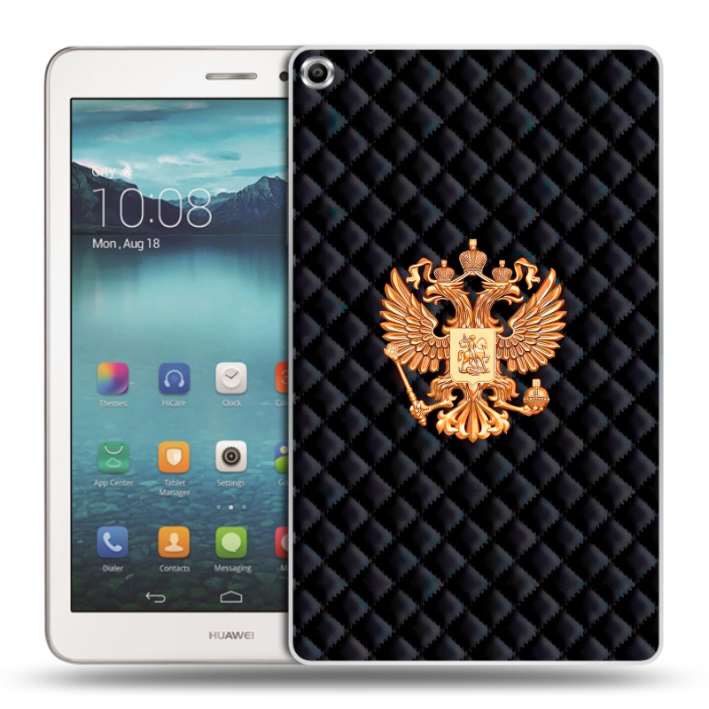 Силиконовый чехол на Huawei MediaPad T1 8.0 с принтом Герб России принт Силиконовый чехол на Huawei MediaPad T1 8.0 с принтом Герб России принт