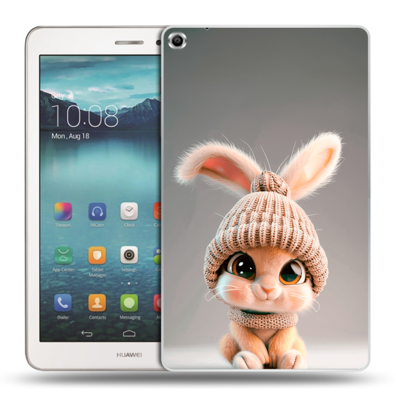 Силиконовый чехол на Huawei MediaPad T1 8.0 с принтом Кролик Силиконовый чехол на Huawei MediaPad T1 8.0 с принтом Кролик
