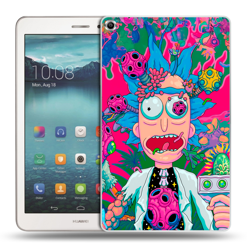 Силиконовый чехол на Huawei MediaPad T1 8.0 с принтом Рик и Морти Rick Morty Силиконовый чехол на Huawei MediaPad T1 8.0 с принтом Рик и Морти Rick Morty