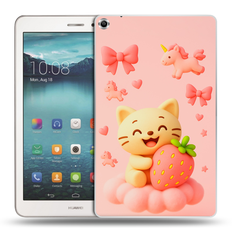 Силиконовый чехол на Huawei MediaPad T1 8.0 с принтом для девочек Силиконовый чехол на Huawei MediaPad T1 8.0 с принтом для девочек
