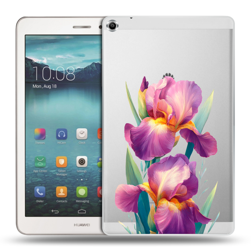 Силиконовый чехол на Huawei MediaPad T1 8.0 с принтом Цветы орхидеи Силиконовый чехол на Huawei MediaPad T1 8.0 с принтом Цветы орхидеи