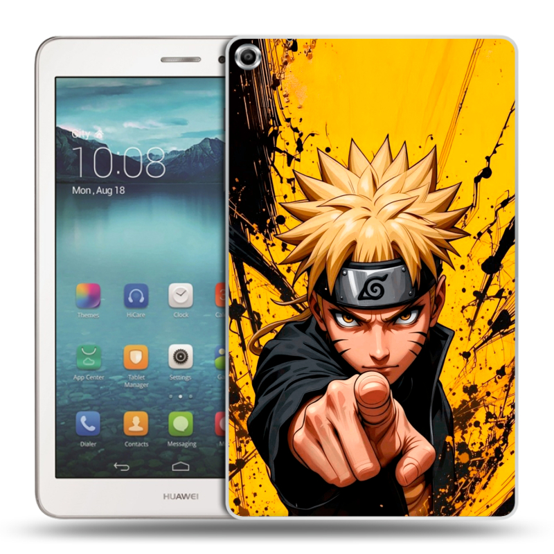 Силиконовый чехол на Huawei MediaPad T1 8.0 с принтом Naruto Наруто Силиконовый чехол на Huawei MediaPad T1 8.0 с принтом Naruto Наруто