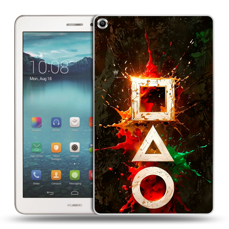 Силиконовый чехол на Huawei MediaPad T1 8.0 с принтом Squid Game Игра кальмара Силиконовый чехол на Huawei MediaPad T1 8.0 с принтом Squid Game Игра кальмара
