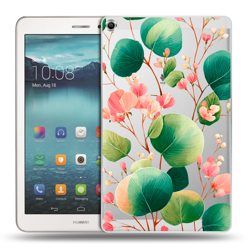 Силиконовый чехол на Huawei MediaPad T1 8.0 с принтом женский Силиконовый чехол на Huawei MediaPad T1 8.0 с принтом женский