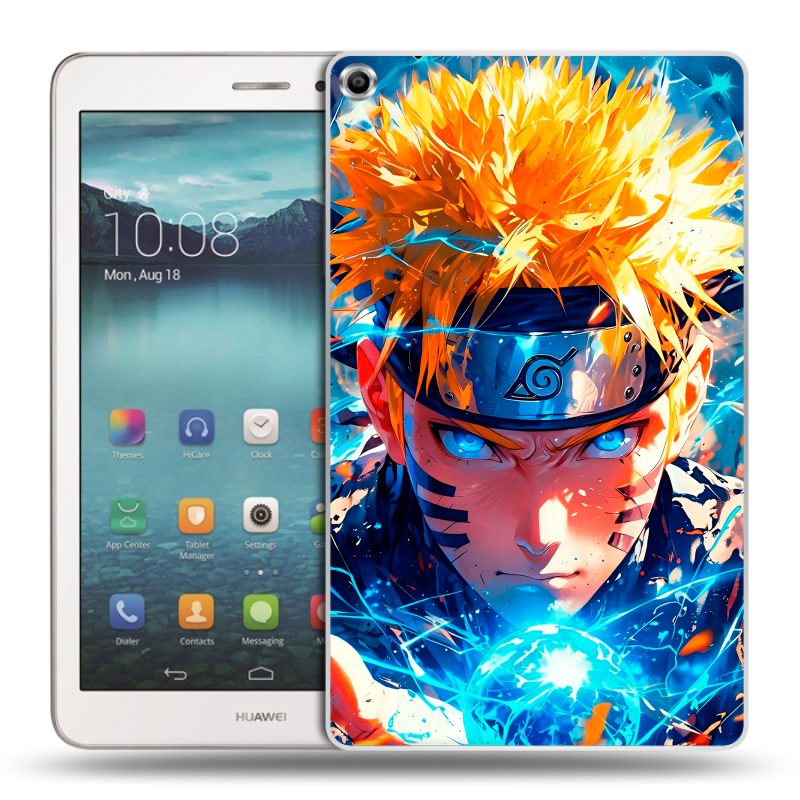 Силиконовый чехол на Huawei MediaPad T1 8.0 с принтом Аниме Наруто Naruto Силиконовый чехол на Huawei MediaPad T1 8.0 с принтом Аниме Наруто Naruto
