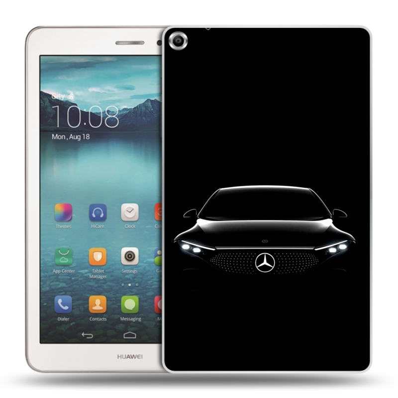 Силиконовый чехол на Huawei MediaPad T1 8.0 с принтом Mercedes Мерседес Силиконовый чехол на Huawei MediaPad T1 8.0 с принтом Mercedes Мерседес