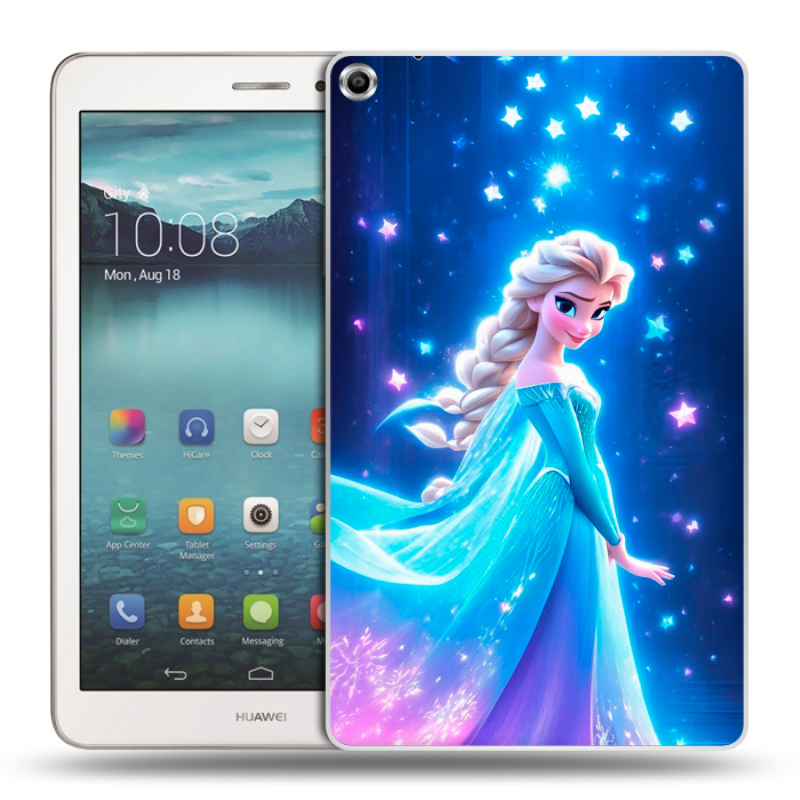 Силиконовый чехол на Huawei MediaPad T1 8.0 с принтом Холодное сердце Frozen Силиконовый чехол на Huawei MediaPad T1 8.0 с принтом Холодное сердце Frozen