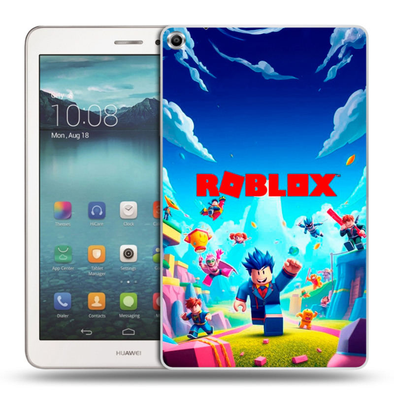 Силиконовый чехол на Huawei MediaPad T1 8.0 с принтом Roblox Роблокс Силиконовый чехол на Huawei MediaPad T1 8.0 с принтом Roblox Роблокс