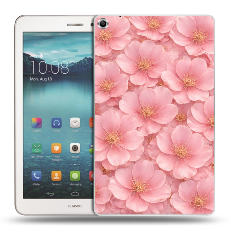 Силиконовый чехол на Huawei MediaPad T1 8.0 с принтом женский Силиконовый чехол на Huawei MediaPad T1 8.0 с принтом женский