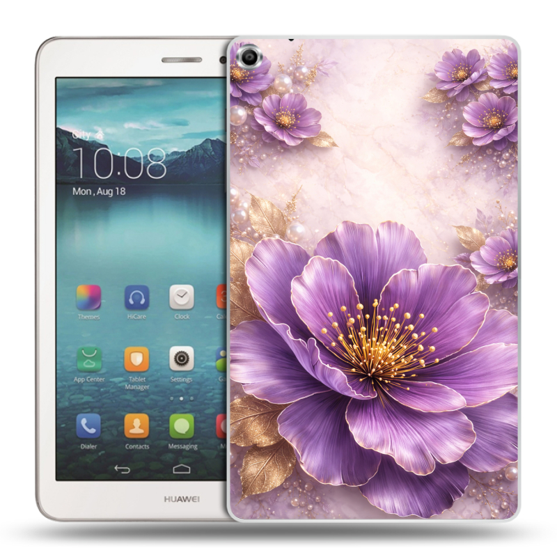 Силиконовый чехол на Huawei MediaPad T1 8.0 с принтом женский Силиконовый чехол на Huawei MediaPad T1 8.0 с принтом женский