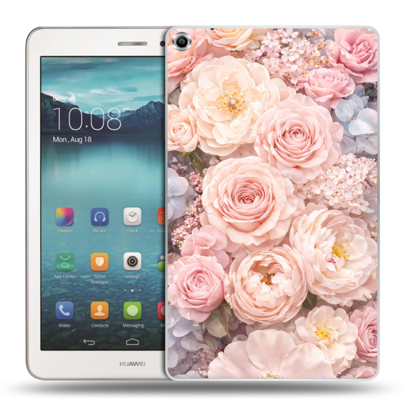 Силиконовый чехол на Huawei MediaPad T1 8.0 с принтом женский Силиконовый чехол на Huawei MediaPad T1 8.0 с принтом женский
