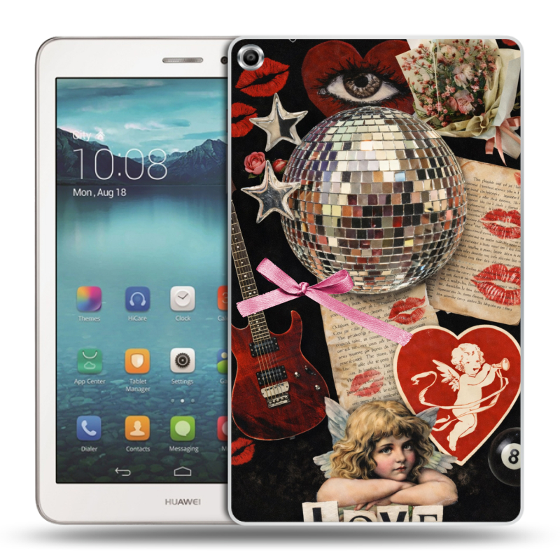 Силиконовый чехол на Huawei MediaPad T1 8.0 с принтом для девочек Силиконовый чехол на Huawei MediaPad T1 8.0 с принтом для девочек