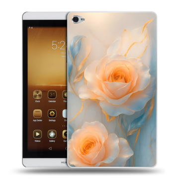 Силиконовый чехол на Huawei MediaPad M2 с принтом Женский