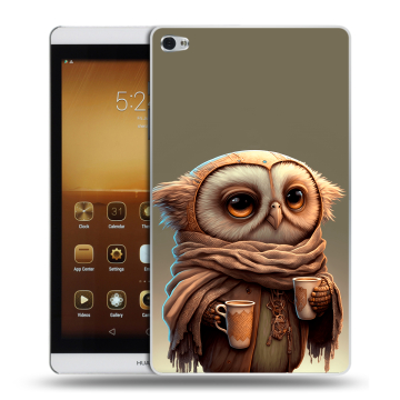 Силиконовый чехол на планшета Huawei MediaPad M2 8.0 с принтом Сова Силиконовый чехол на планшета Huawei MediaPad M2 8.0 с принтом Сова