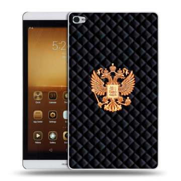 Силиконовый чехол на Huawei MediaPad M2 с принтом Герб России принт
