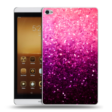 Силиконовый чехол на Huawei MediaPad M2 с принтом Блестки