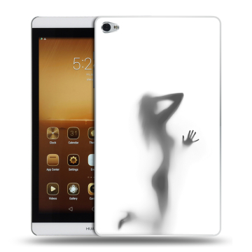 Силиконовый чехол на Huawei MediaPad M2 с принтом Силуэт