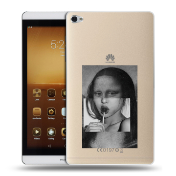Силиконовый чехол на Huawei MediaPad M2 с принтом Мона Лиза Силиконовый чехол на Huawei MediaPad M2 с принтом Мона Лиза