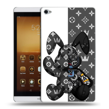 Силиконовый чехол на Huawei MediaPad M2 с принтом Луи робот