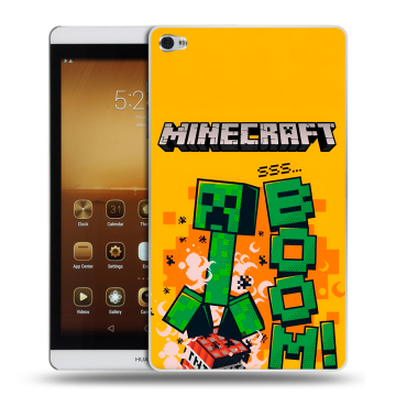 Силиконовый чехол на Huawei MediaPad M2 с принтом Майнкрафт Minecraft Силиконовый чехол на Huawei MediaPad M2 с принтом Майнкрафт Minecraft