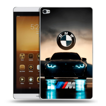 Силиконовый чехол на Huawei MediaPad M2 с принтом БМВ BMW