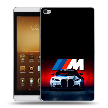Силиконовый чехол на Huawei MediaPad M2 с принтом БМВ BMW