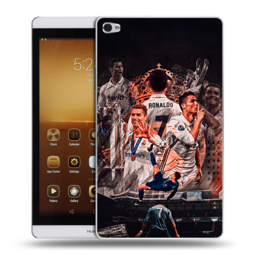 Силиконовый чехол на Huawei MediaPad M2 с принтом Реал Роналдо Real Ronaldo