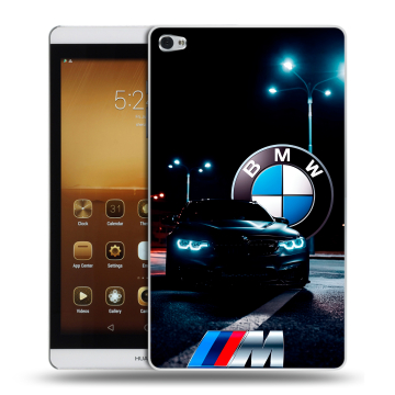 Силиконовый чехол на Huawei MediaPad M2 с принтом БМВ BMW