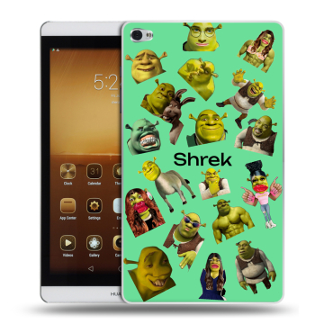 Силиконовый чехол на Huawei MediaPad M2 с принтом Шрек Shrek