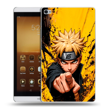 Силиконовый чехол на Huawei MediaPad M2 с принтом Naruto Наруто