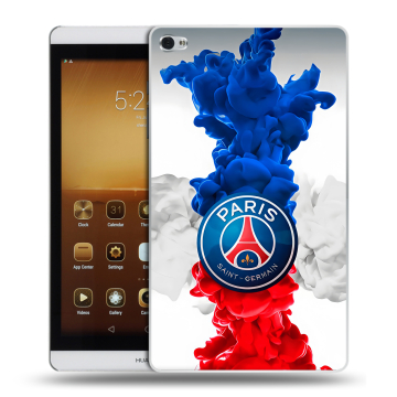 Силиконовый чехол на Huawei MediaPad M2 с принтом PSG ПСЖ