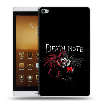 Силиконовый чехол на Huawei MediaPad M2 с принтом Death note Тетрадь смерти