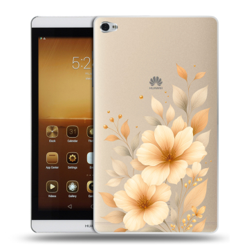 Силиконовый чехол на Huawei MediaPad M2 с принтом для девушки