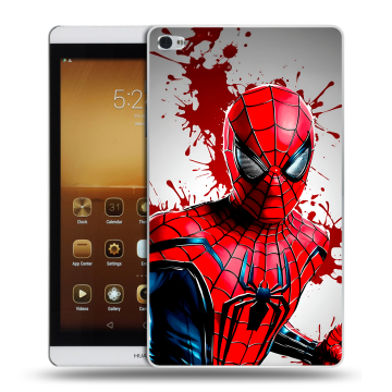Силиконовый чехол на Huawei MediaPad M2 с принтом Spiderman Человек паук Силиконовый чехол на Huawei MediaPad M2 с принтом Spiderman Человек паук