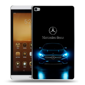 Силиконовый чехол на Huawei MediaPad M2 с принтом Mercedes Мерседес