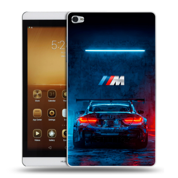 Силиконовый чехол на Huawei MediaPad M2 с принтом BMW БМВ