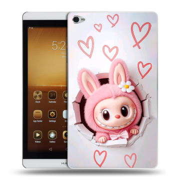 Силиконовый чехол на Huawei MediaPad M2 с принтом Labubu Лабубу