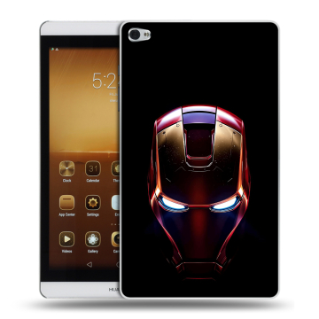 Силиконовый чехол на Huawei MediaPad M2 с принтом IronMan Железный человек