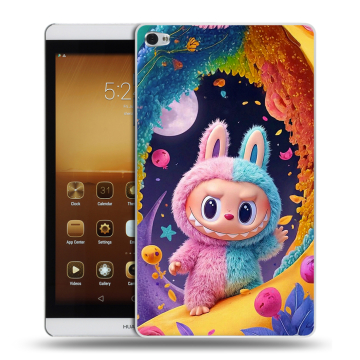 Силиконовый чехол на Huawei MediaPad M2 с принтом Labubu Лабубу