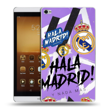 Силиконовый чехол на Huawei MediaPad M2 с принтом Real Madrid Реал Мадрид