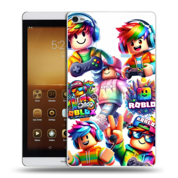 Силиконовый чехол на Huawei MediaPad M2 с принтом Roblox Роблокс Силиконовый чехол на Huawei MediaPad M2 с принтом Roblox Роблокс
