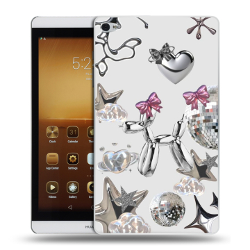 Силиконовый чехол на Huawei MediaPad M2 с принтом Y2K Силиконовый чехол на Huawei MediaPad M2 с принтом Y2K