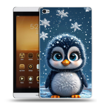 Силиконовый чехол на Huawei MediaPad M2 с принтом Новый год