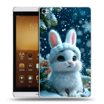 Силиконовый чехол на Huawei MediaPad M2 с принтом Новый год