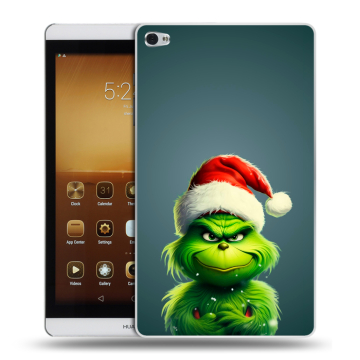 Силиконовый чехол на Huawei MediaPad M2 с принтом Новый год