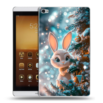Силиконовый чехол на Huawei MediaPad M2 с принтом Новый год