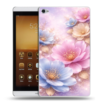 Силиконовый чехол на Huawei MediaPad M2 с принтом женский Силиконовый чехол на Huawei MediaPad M2 с принтом женский
