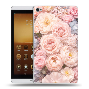 Силиконовый чехол на Huawei MediaPad M2 с принтом женский Силиконовый чехол на Huawei MediaPad M2 с принтом женский