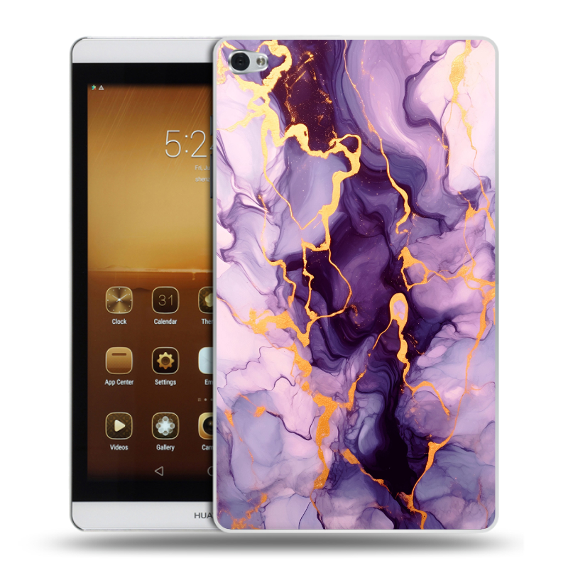 Силиконовый чехол на Huawei MediaPad M2 с принтом Мрамор Силиконовый чехол на Huawei MediaPad M2 с принтом Мрамор
