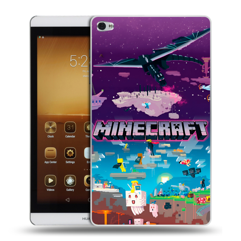 Силиконовый чехол на Huawei MediaPad M2 с принтом Майнкрафт Minecraft Силиконовый чехол на Huawei MediaPad M2 с принтом Майнкрафт Minecraft
